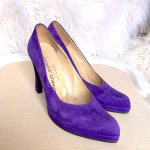 French purple heels